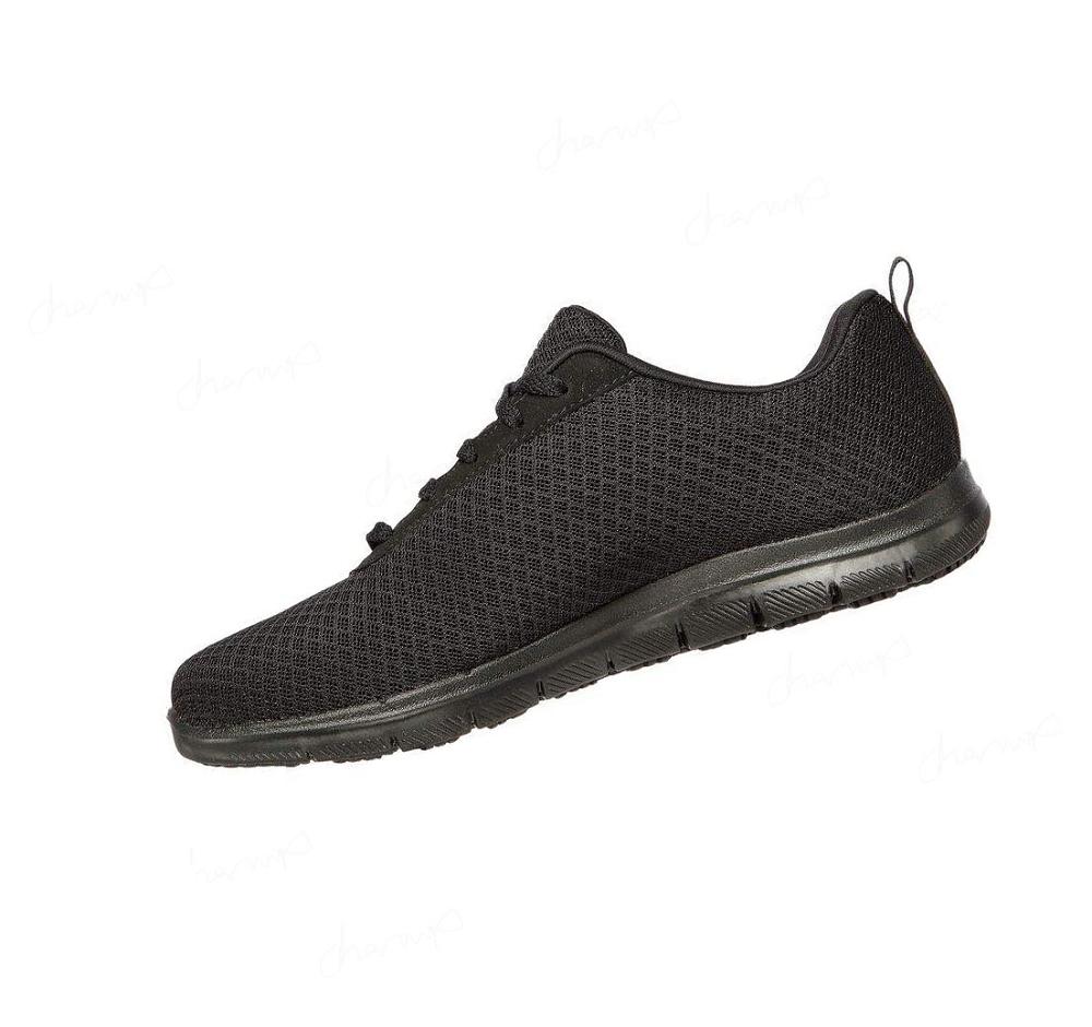 Zapatos De Trabajo Skechers Relaxed Fit: Ghenter - Bronaugh SR Mujer Negras | 5121Q_AR