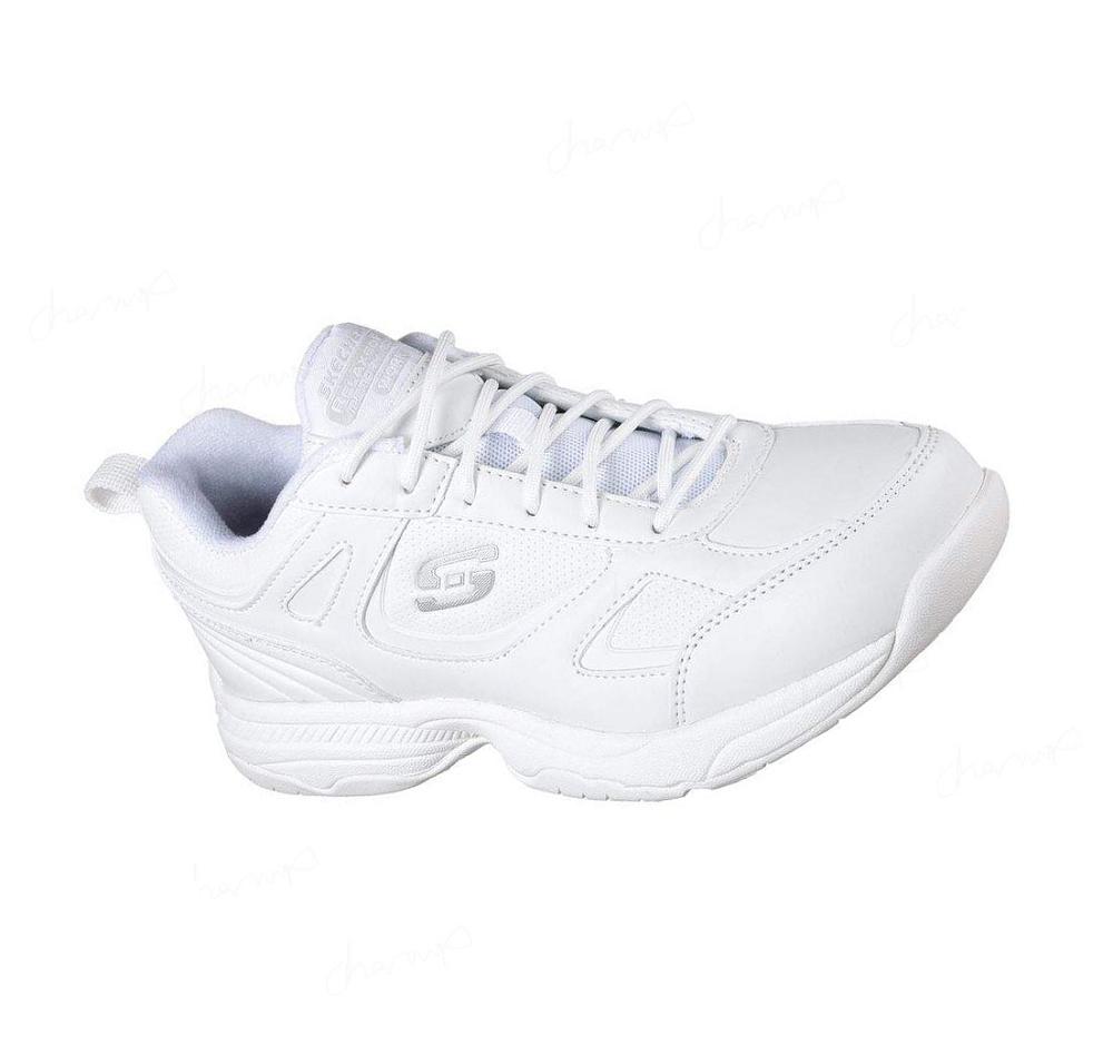 Zapatos De Trabajo Skechers Relaxed Fit: Dighton - Bricelyn SR Mujer Blancas | 52965_AR