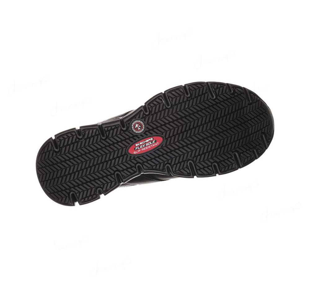 Zapatos De Trabajo Skechers Relaxed Fit: Sure Pista - Bernal SR Mujer Negras | 52A6R_AR