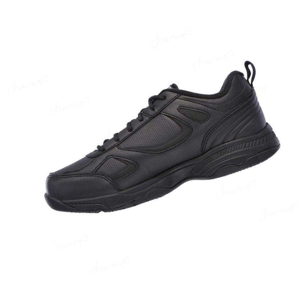 Zapatos De Trabajo Skechers Relaxed Fit: Dighton - Bricelyn SR Mujer Negras | 52T1E_AR