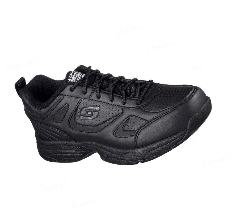 Zapatos De Trabajo Skechers Relaxed Fit: Dighton - Bricelyn SR Mujer Negras | 52T1E_AR