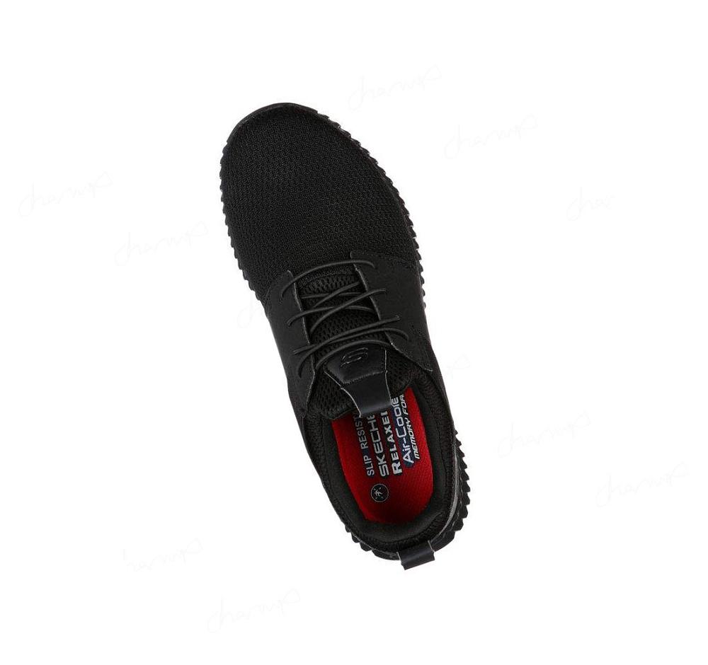 Zapatos De Trabajo Skechers Relaxed Fit: Cessnock - Niehart SR Hombre Negras | 60110_AR