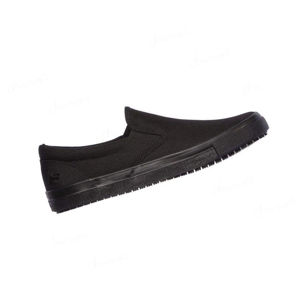 Zapatos De Trabajo Skechers Relaxed Fit: Sudler - Dedham SR Hombre Negras | 6036W_AR