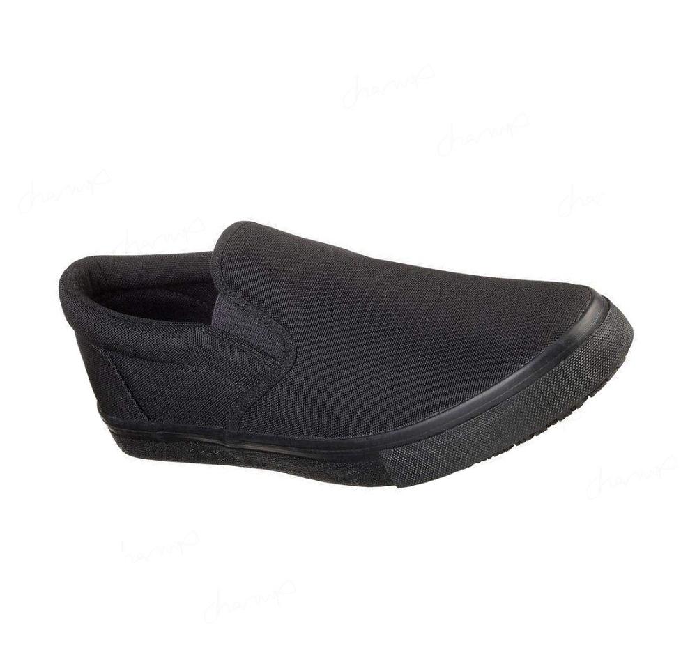 Zapatos De Trabajo Skechers Relaxed Fit: Sudler - Dedham SR Hombre Negras | 6036W_AR