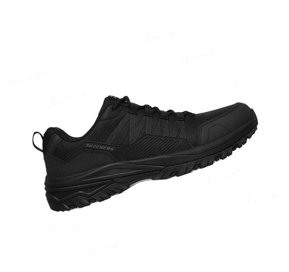 Zapatos De Trabajo Skechers Relaxed Fit: Fannter SR Hombre Negras | 6236B_AR