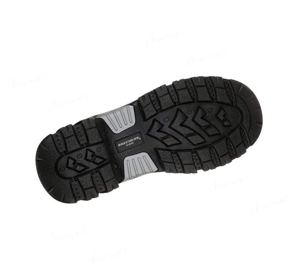 Zapatos De Trabajo Skechers Relaxed Fit: Burgin - Congaree Hombre Negras | 6311E_AR