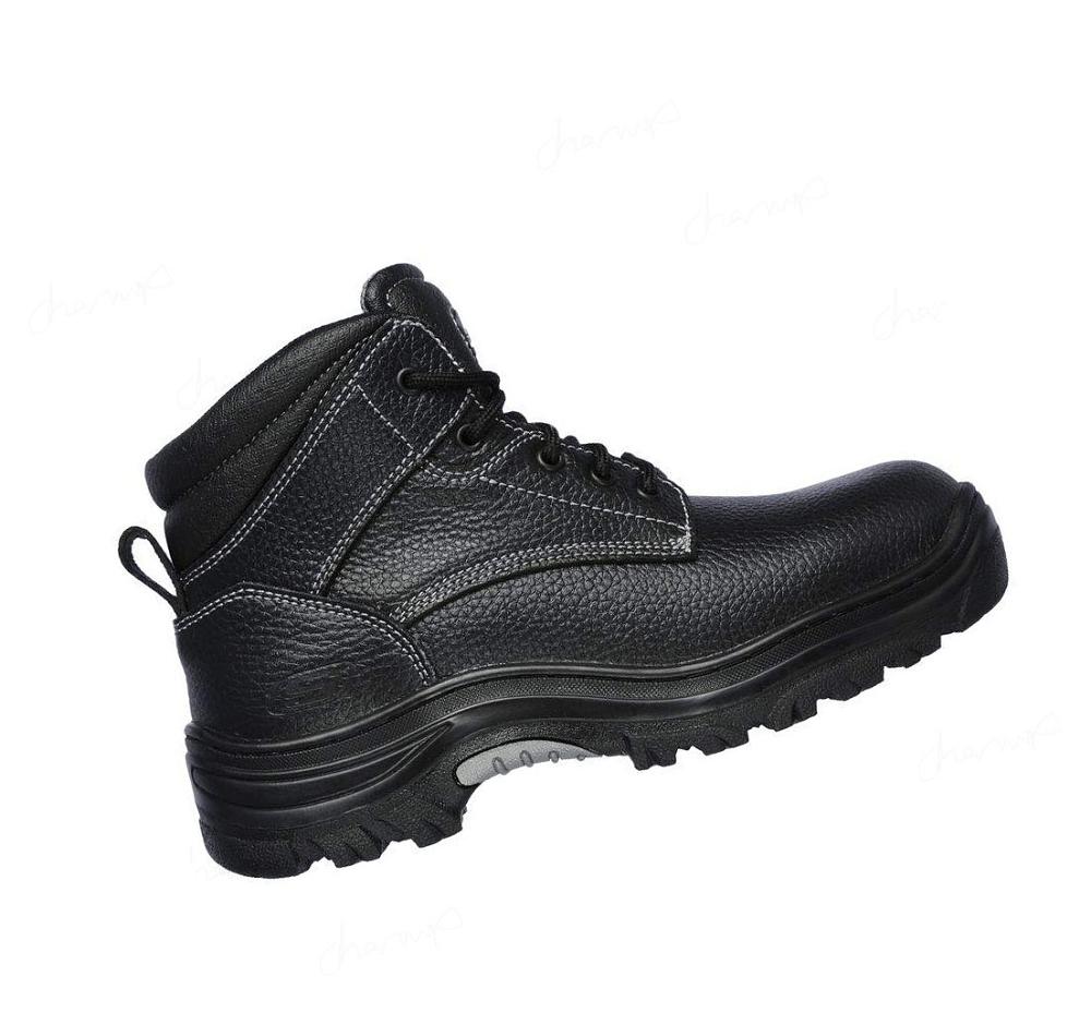 Zapatos De Trabajo Skechers Relaxed Fit: Burgin - Congaree Hombre Negras | 6311E_AR