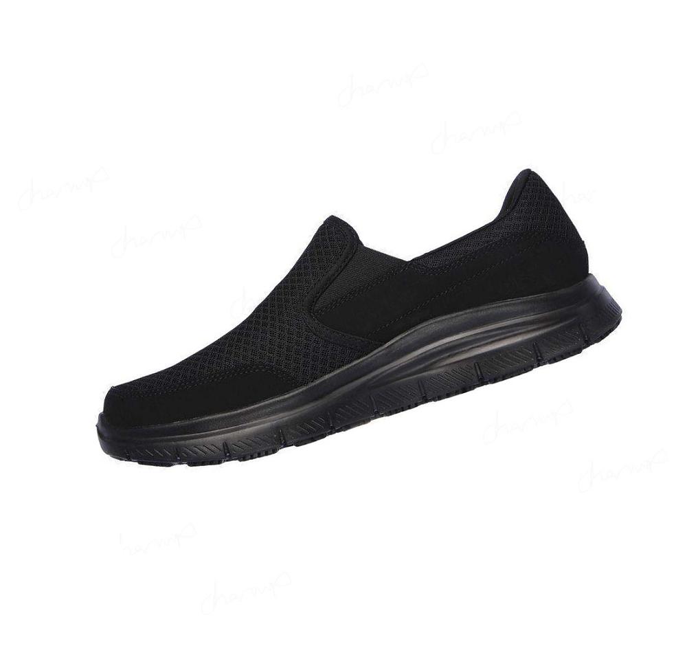 Zapatos De Trabajo Skechers Relaxed Fit: Flex Advantage - McAllen SR Hombre Negras | 63365_AR