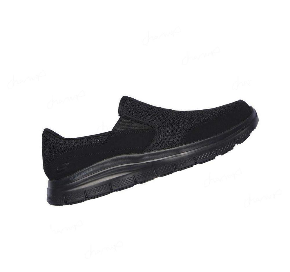 Zapatos De Trabajo Skechers Relaxed Fit: Flex Advantage - McAllen SR Hombre Negras | 63365_AR