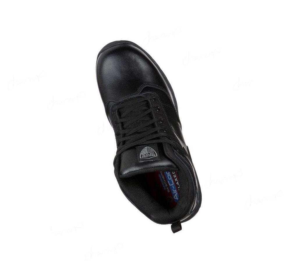 Zapatos De Trabajo Skechers Relaxed Fit: Braly Tactical Hombre Negras | 6536S_AR