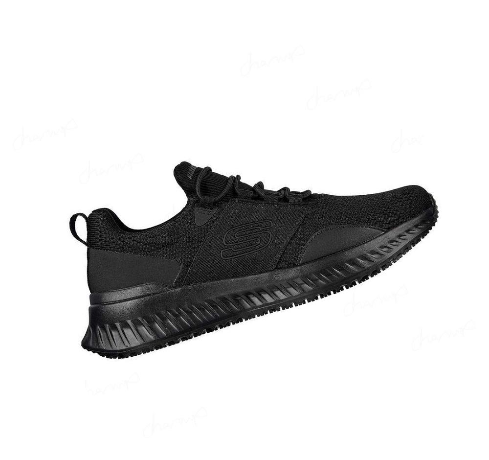 Zapatos De Trabajo Skechers Relaxed Fit: Tilido SR Hombre Negras | 6561X_AR