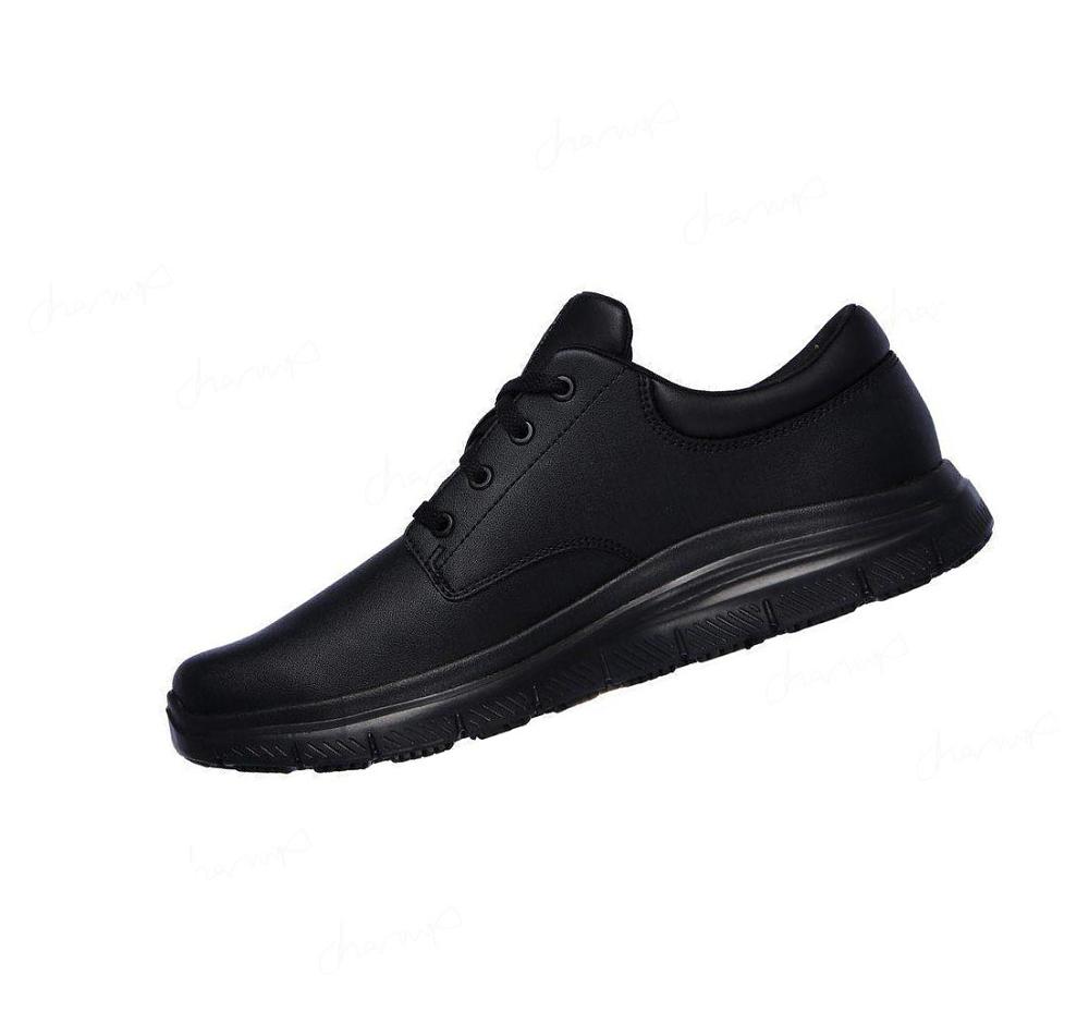 Zapatos De Trabajo Skechers Relaxed Fit: Flex Advantage - Fourche SR Hombre Negras | 6586L_AR