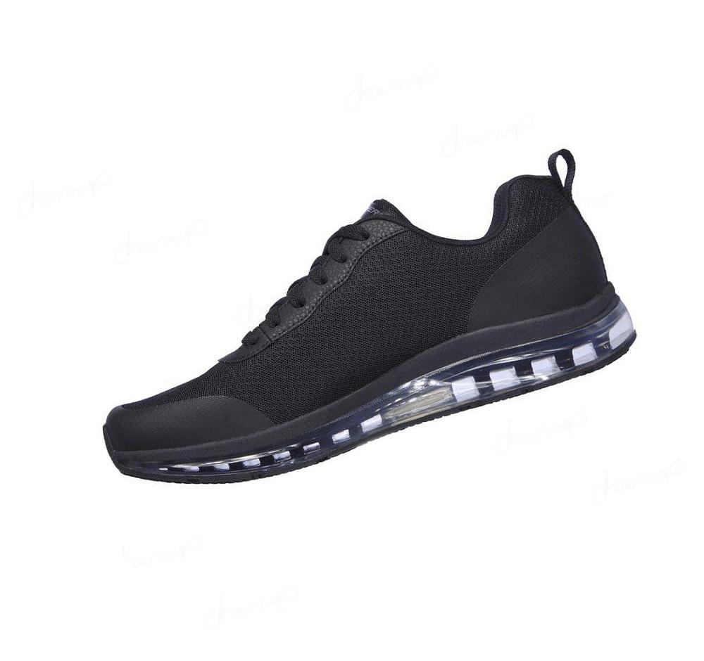 Zapatos De Trabajo Skechers Relaxed Fit: Skech-Air - Chamness SR Hombre Negras | 6611A_AR