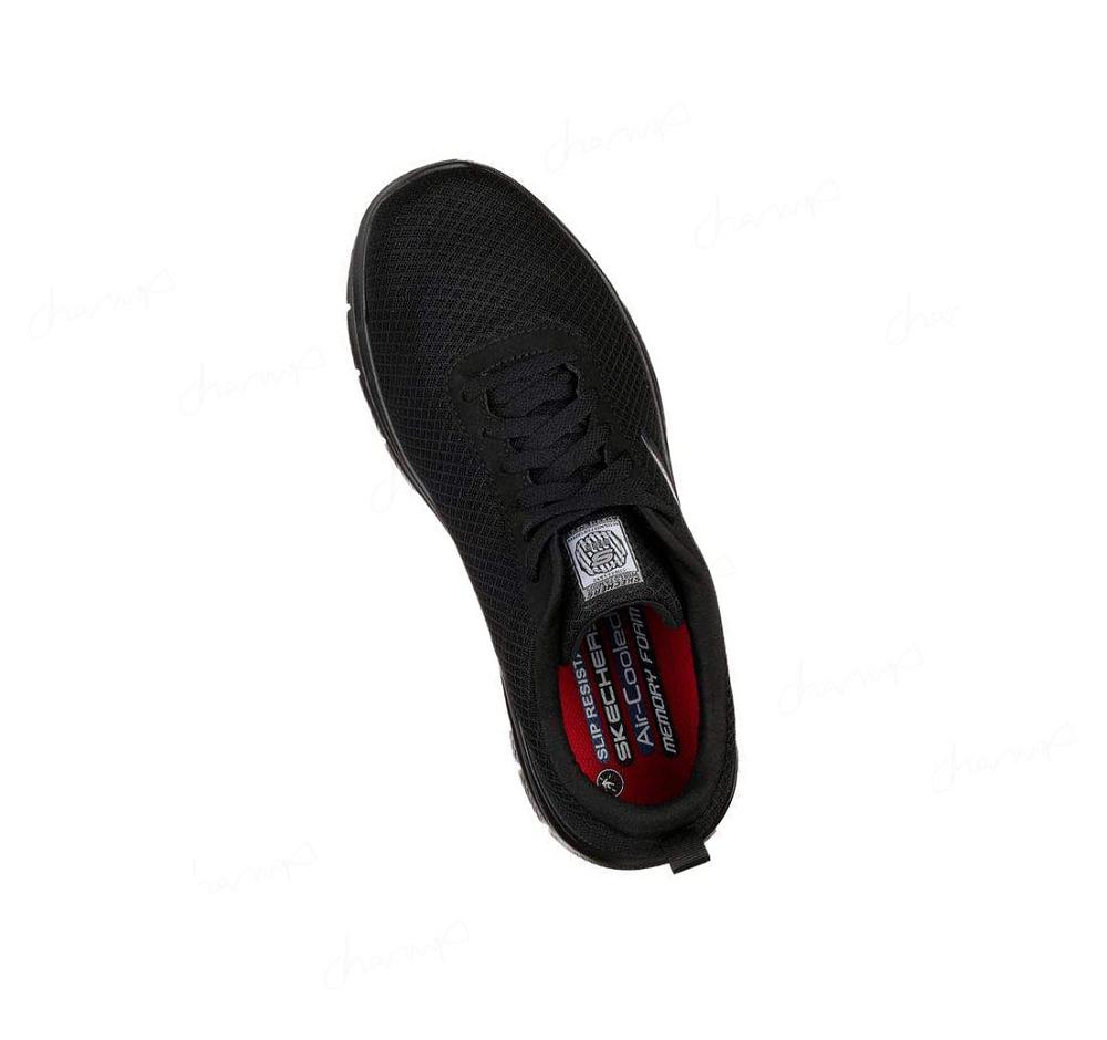 Zapatos De Trabajo Skechers Relaxed Fit: Flex Advantage - Bendon SR Hombre Negras | 6686W_AR