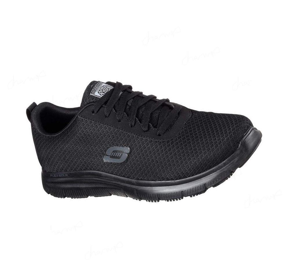 Zapatos De Trabajo Skechers Relaxed Fit: Flex Advantage - Bendon SR Hombre Negras | 6686W_AR