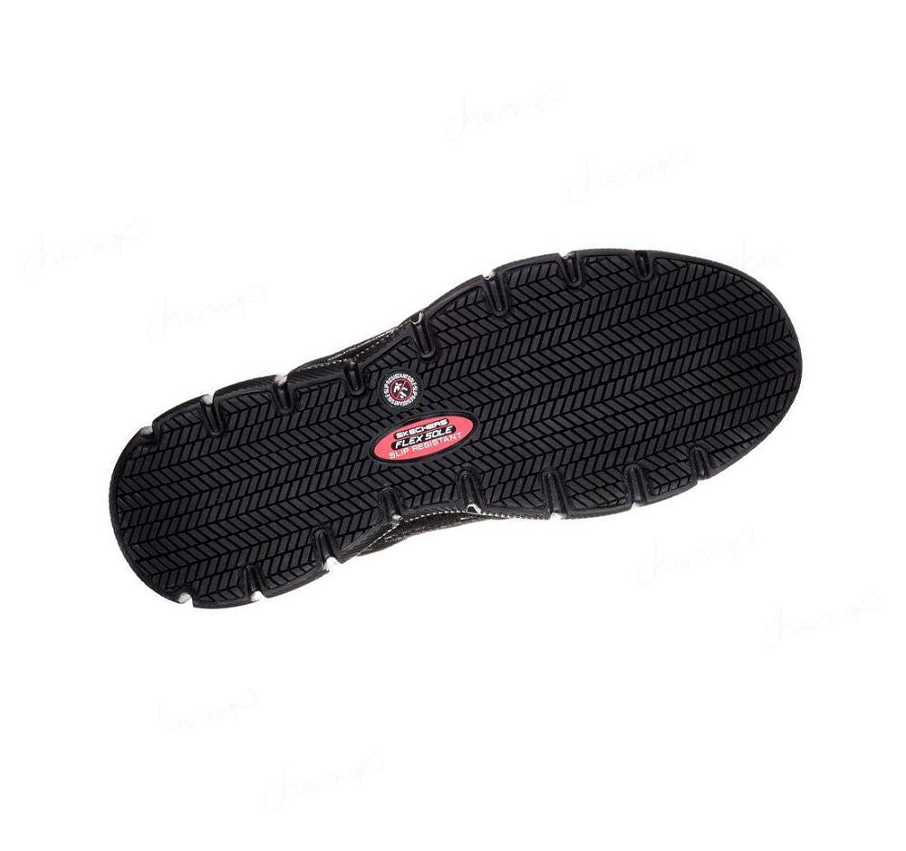 Zapatos De Trabajo Skechers Relaxed Fit: Telfin - Sanphet SR Hombre Negras | 6811Q_AR