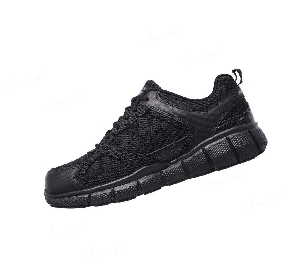 Zapatos De Trabajo Skechers Relaxed Fit: Telfin - Sanphet SR Hombre Negras | 6811Q_AR