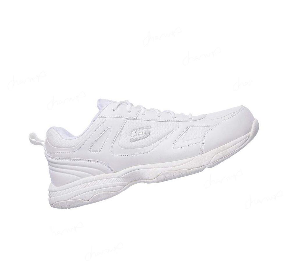 Zapatos De Trabajo Skechers Relaxed Fit: Dighton SR Hombre Blancas | 6861D_AR