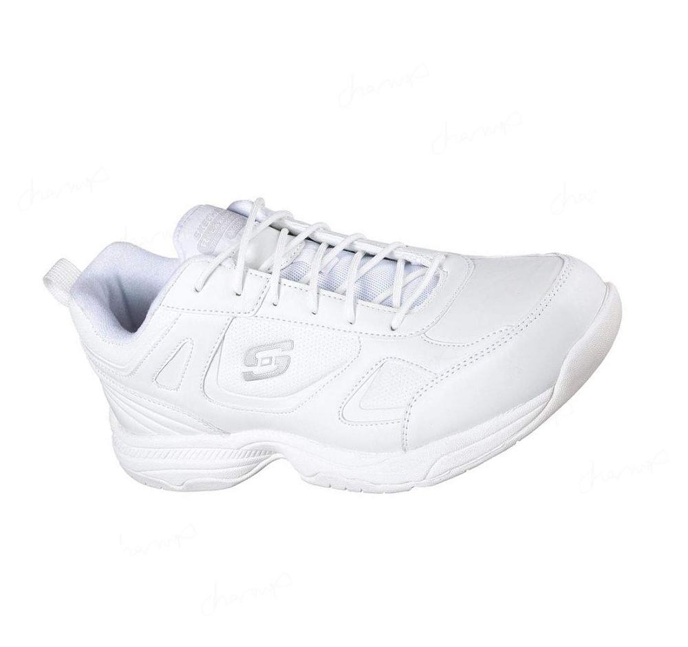 Zapatos De Trabajo Skechers Relaxed Fit: Dighton SR Hombre Blancas | 6861D_AR