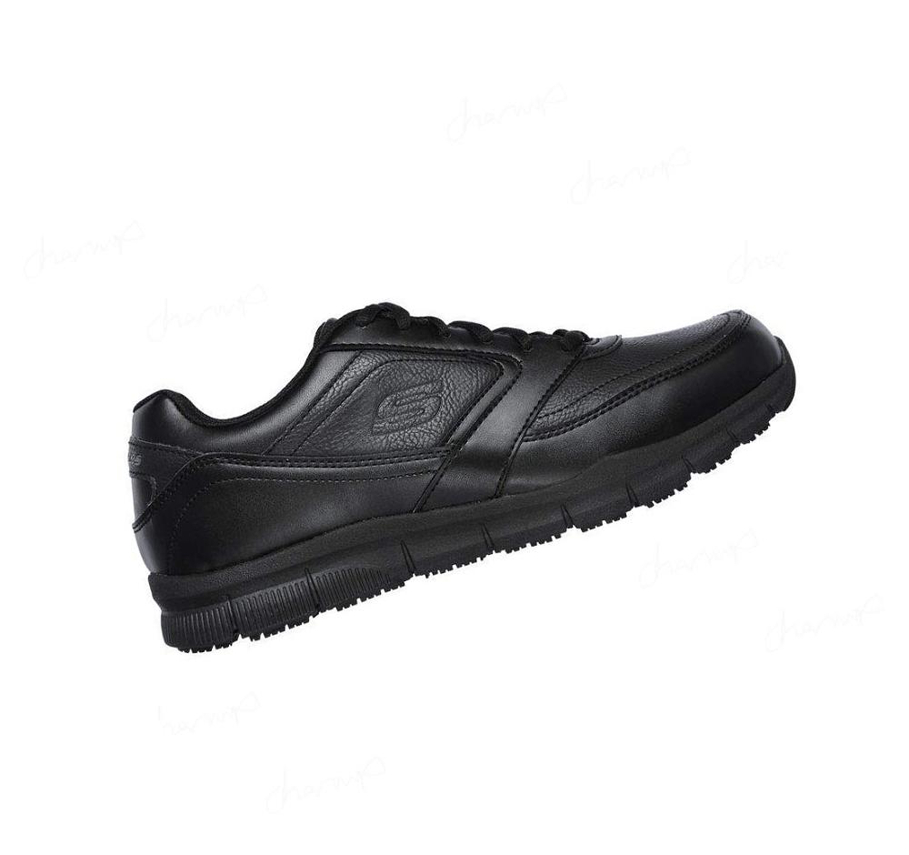 Zapatos De Trabajo Skechers Relaxed Fit®: Nampa SR Hombre Negras | 6886B_AR