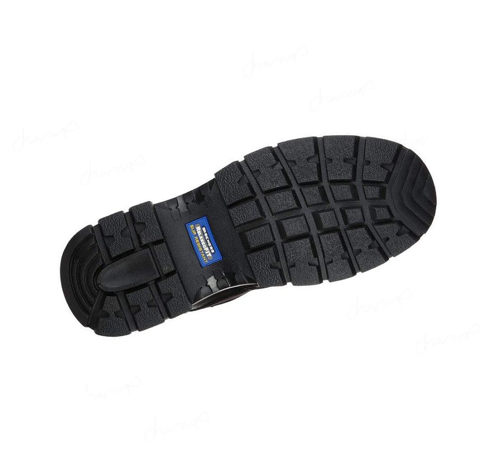 Zapatos De Trabajo Skechers Relaxed Fit: Wascana - Benen WP Tactical Hombre Negras | 6936R_AR