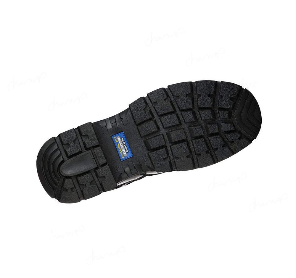 Zapatos De Trabajo Skechers Relaxed Fit: Wascana - Athas Tactical Hombre Negras | 6A618_AR