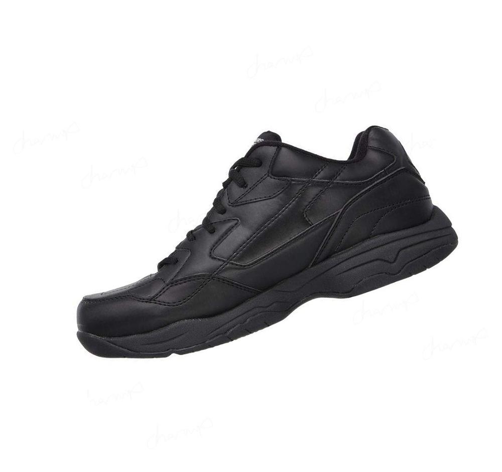 Zapatos De Trabajo Skechers Relaxed Fit: Felton SR Hombre Negras | 6T36K_AR