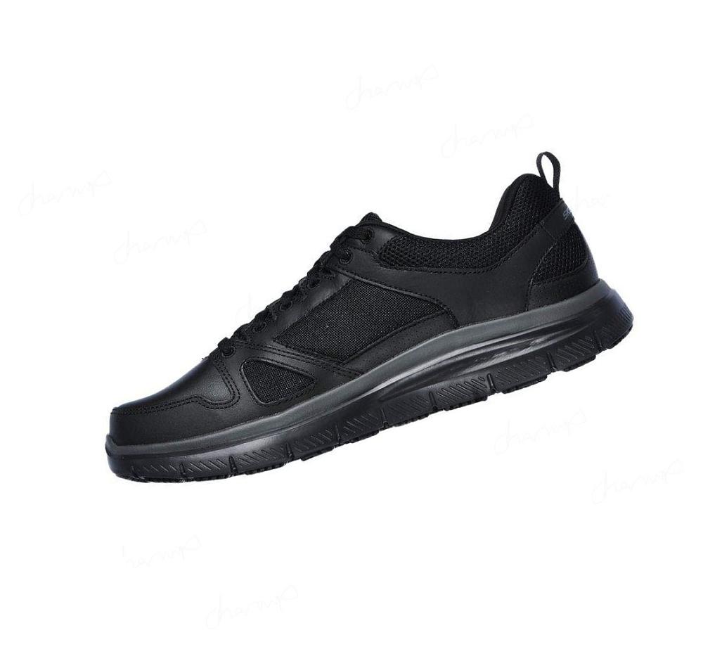 Zapatos De Trabajo Skechers Relaxed Fit: Flex Advantage SR Hombre Negras | 6T86A_AR