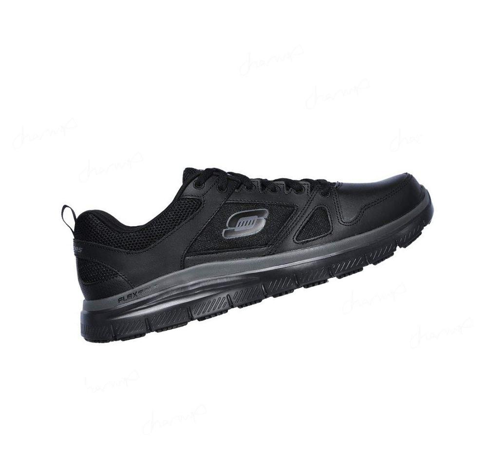 Zapatos De Trabajo Skechers Relaxed Fit: Flex Advantage SR Hombre Negras | 6T86A_AR