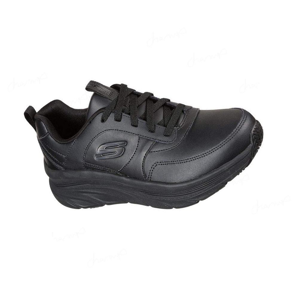 Zapatos De Trabajo Skechers Relaxed Fit: D\'Lux Walker SR Mujer Negras | A021D_AR