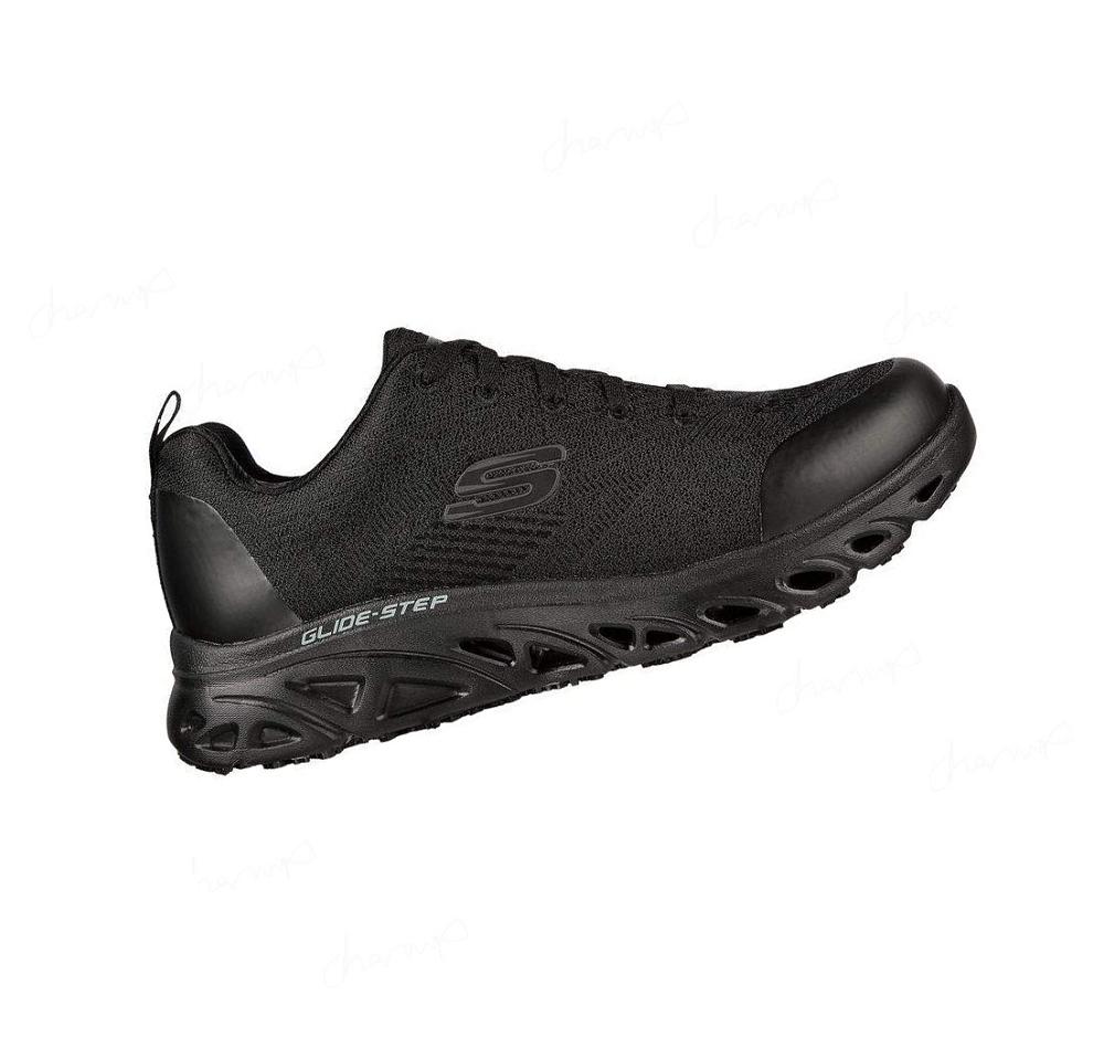 Zapatos De Trabajo Skechers Relaxed Fit: Glide-Step SR Mujer Negras | A096L_AR