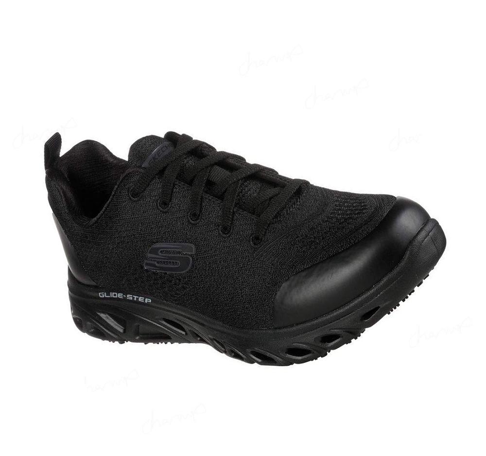 Zapatos De Trabajo Skechers Relaxed Fit: Glide-Step SR Mujer Negras | A096L_AR