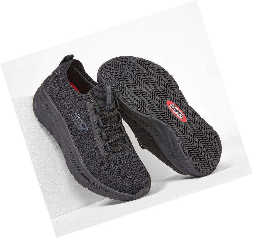 Zapatos De Trabajo Skechers Relaxed Fit: D'Lux Walker SR - Ozema Mujer Negras | A0A6C_AR