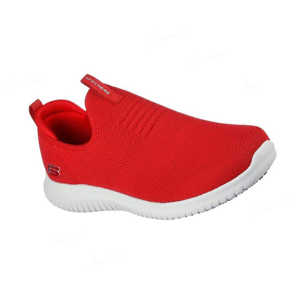 Zapatos De Trabajo Skechers Relaxed Fit: Ultra Flex SR Mujer Rojas | A2A6L_AR