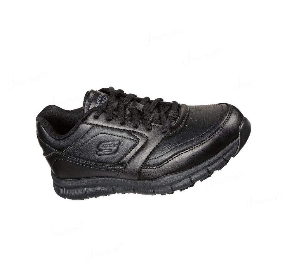 Zapatos De Trabajo Skechers Relaxed Fit: Nampa - Wyola SR Mujer Negras | A2T1A_AR