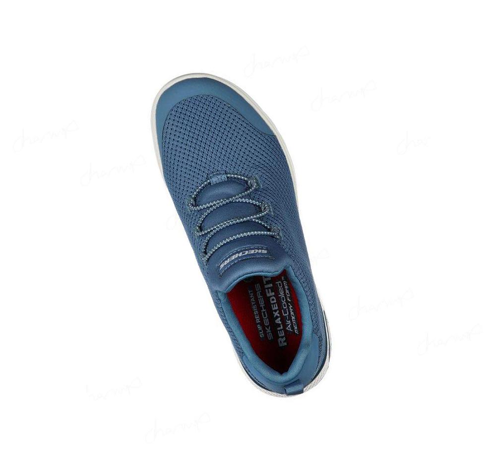 Zapatos De Trabajo Skechers Relaxed Fit: Marsing - Waiola SR Mujer Azules | A521D_AR