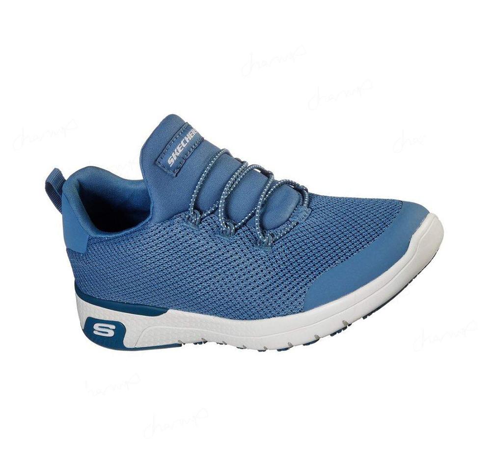 Zapatos De Trabajo Skechers Relaxed Fit: Marsing - Waiola SR Mujer Azules | A521D_AR