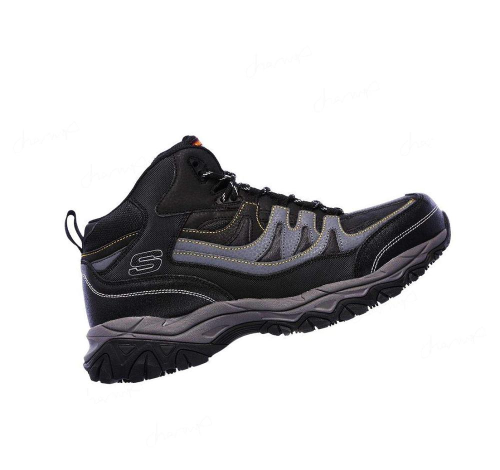 Zapatos De Trabajo Skechers Relaxed Fit: Holdredge - Rebem ST Hombre Negras Gris | A5613_AR