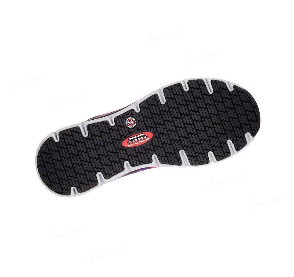 Zapatos De Trabajo Skechers Relaxed Fit: Comodidad Flex SR - HC Pro SR Mujer Negras Multicolor | A621E_AR