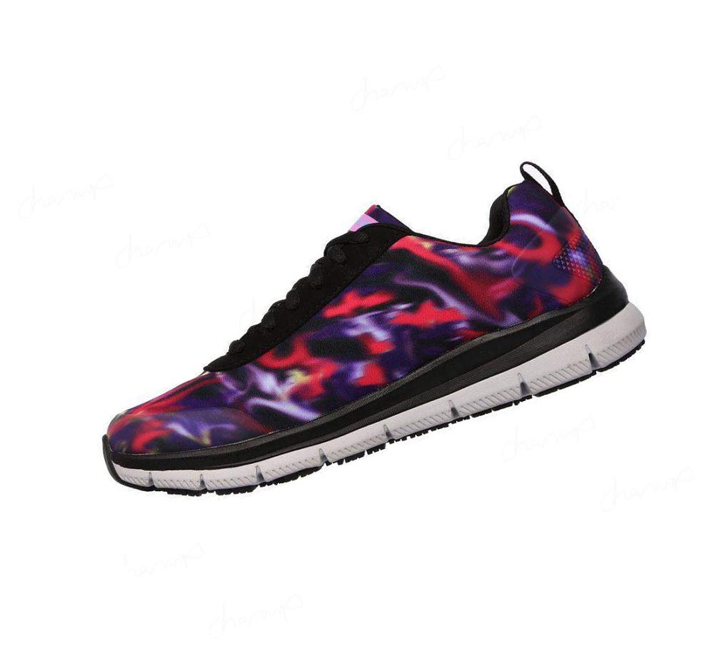 Zapatos De Trabajo Skechers Relaxed Fit: Comodidad Flex SR - HC Pro SR Mujer Negras Multicolor | A621E_AR