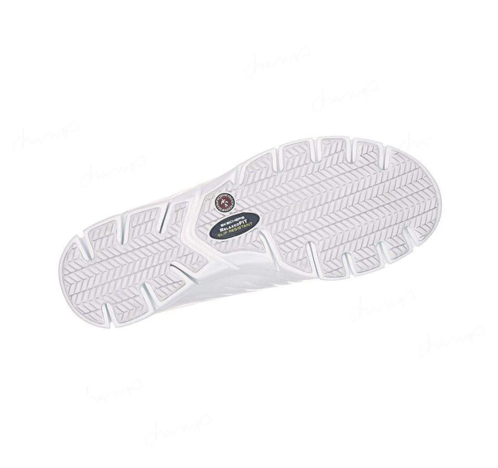 Zapatos De Trabajo Skechers Relaxed Fit: Eldred - Dewey SR Mujer Blancas | A8A6S_AR