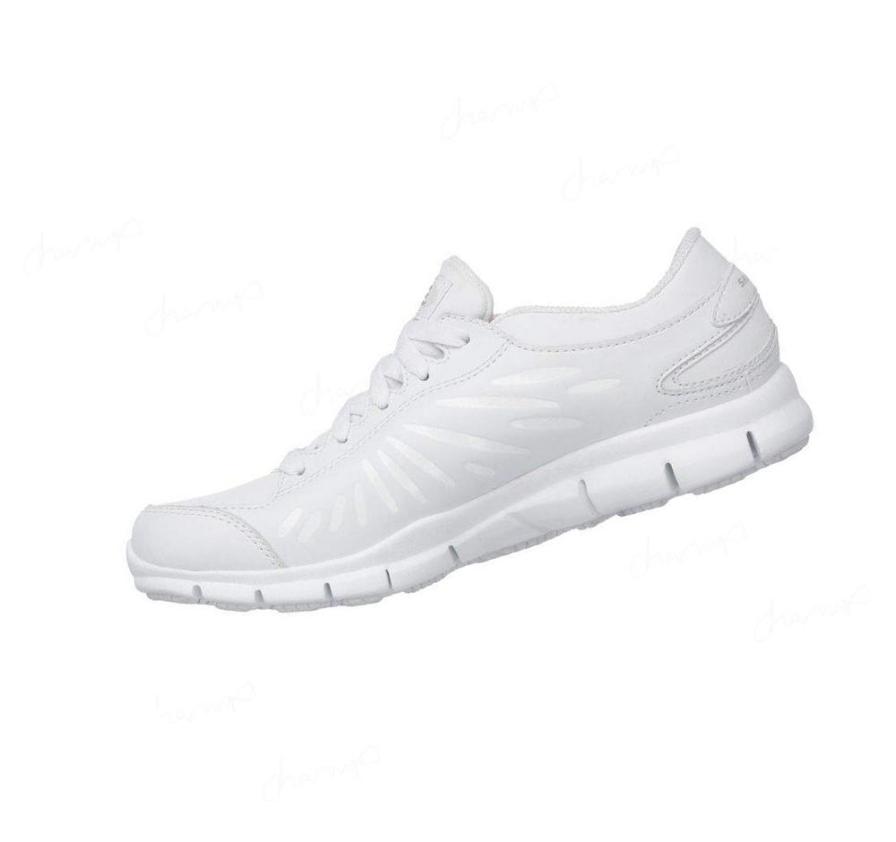 Zapatos De Trabajo Skechers Relaxed Fit: Eldred - Dewey SR Mujer Blancas | A8A6S_AR