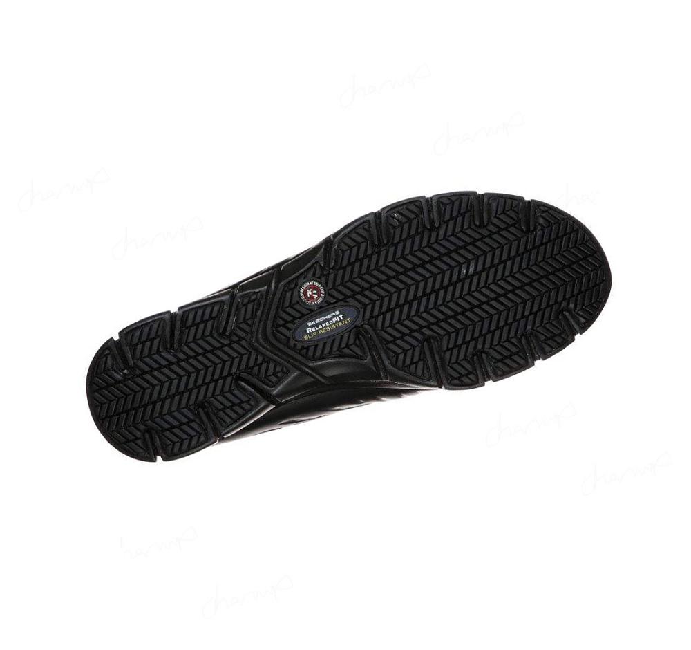 Zapatos De Trabajo Skechers Relaxed Fit - Eldred SR Mujer Negras | A8T1X_AR