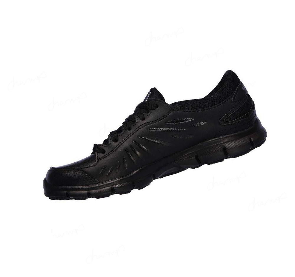 Zapatos De Trabajo Skechers Relaxed Fit - Eldred SR Mujer Negras | A8T1X_AR