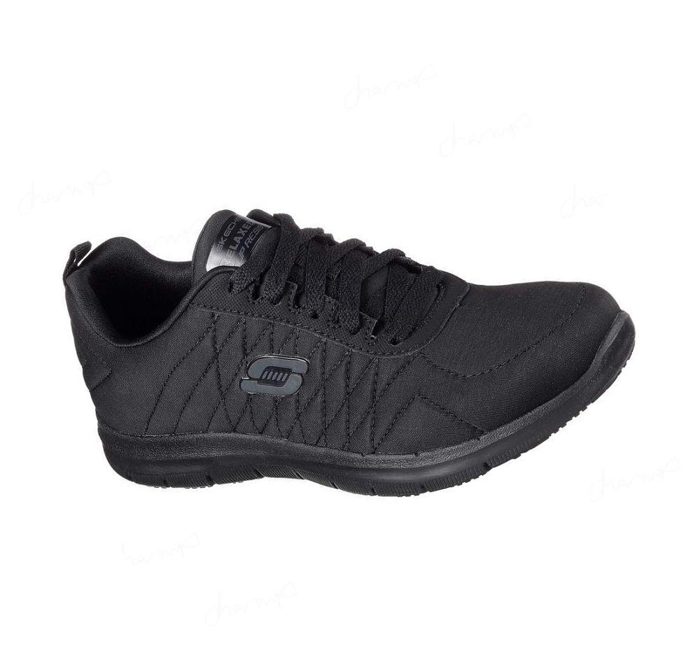 Zapatos De Trabajo Skechers Relaxed Fit: Ghenter SR Mujer Negras | A9A6L_AR