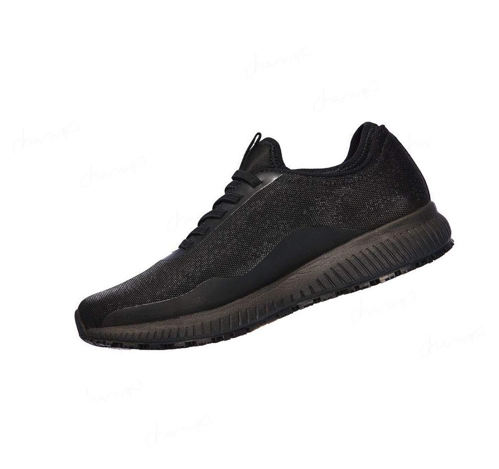 Zapatos De Trabajo Skechers Relaxed Fit: Squad SR - Glistle Mujer Negras | A9T10_AR