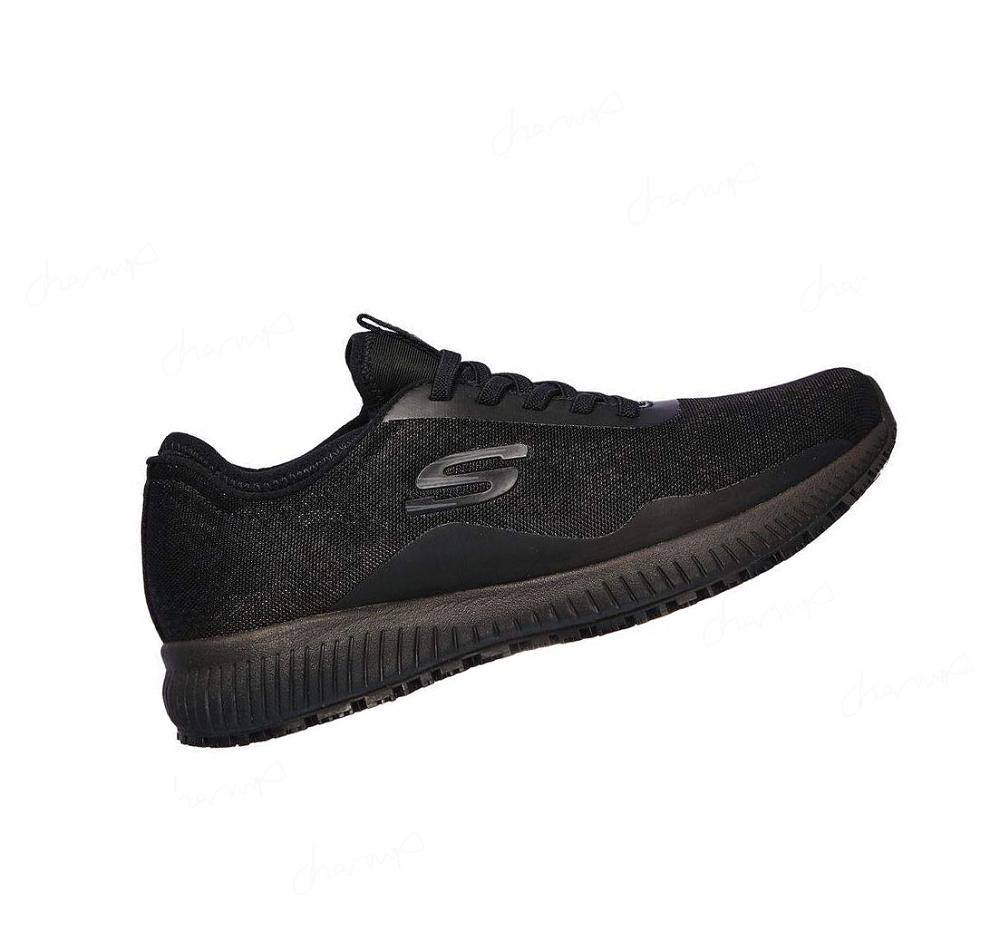 Zapatos De Trabajo Skechers Relaxed Fit: Squad SR - Glistle Mujer Negras | A9T10_AR