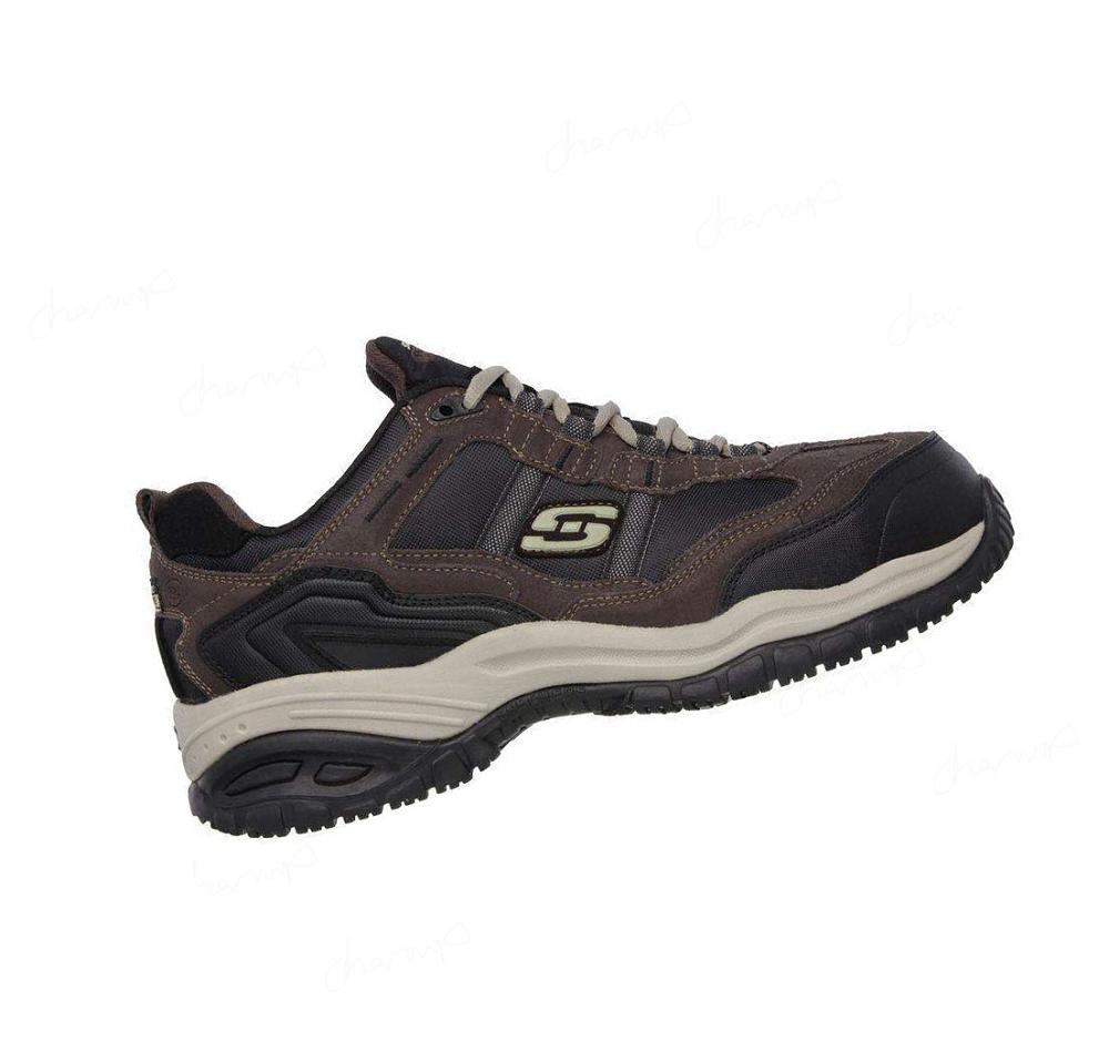 Zapatos De Trabajo Skechers Relaxed Fit: Soft Stride - Grinnell Comp Hombre Marrones | AA11D_AR