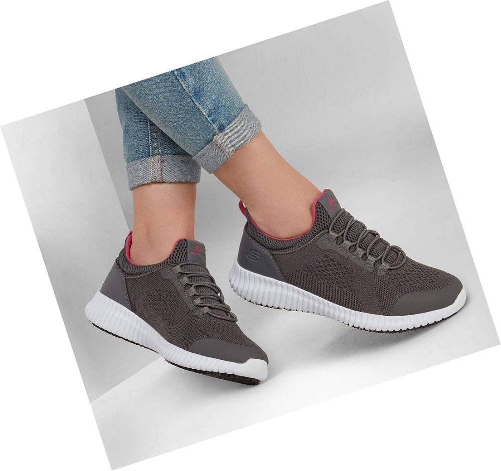 Zapatos De Trabajo Skechers Relaxed Fit: Cessnock - Carrboro SR Mujer Gris | AAA6A_AR