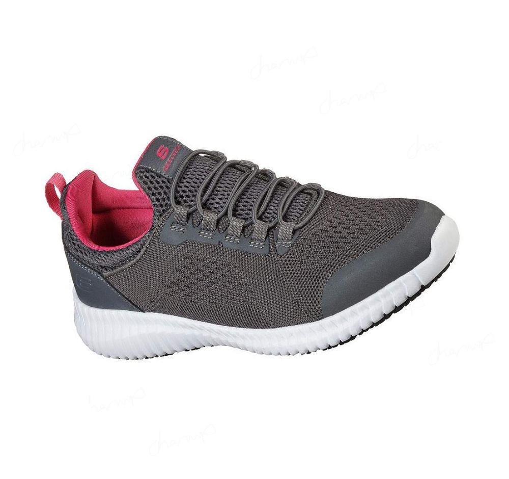 Zapatos De Trabajo Skechers Relaxed Fit: Cessnock - Carrboro SR Mujer Gris | AAA6A_AR